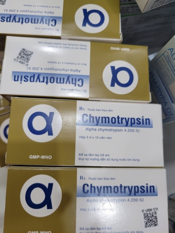 Alpha chymotrypsin 4200 Bidiphar