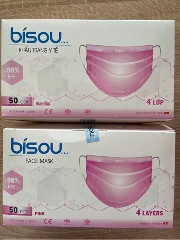 Bisou y tế 4 lớp (h/50c)