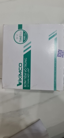Bơm tiêm 1ml/cc Vikimco