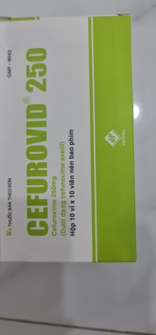 Cefurovid 250 (H/10 vỉ x 10 viên)