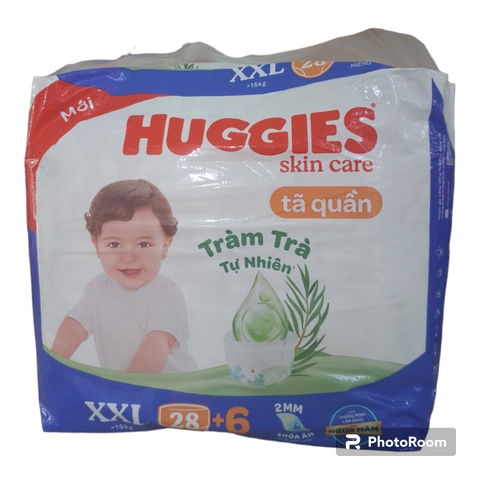 Tã quần Huggies tràm trà XXL28