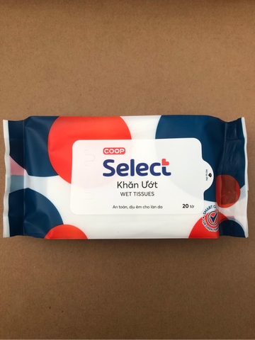 Khăn ướt Select ( túi 20 miếng )