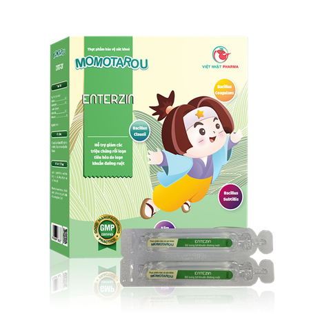 Momotarou Enterzin men vi sinh 3 tỉ lợi khuẩn Việt Nhật (4 vỉ x 5 ống 10ml)