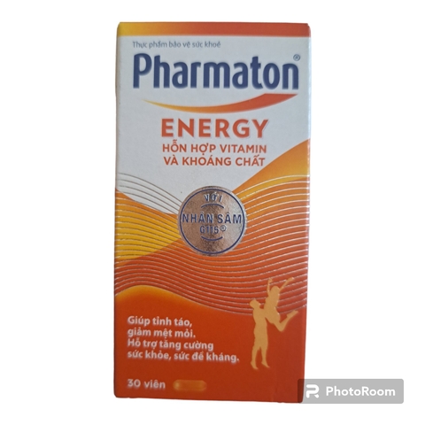Pharmaton Energy Hỗn hợp vitamin và khoáng chất Sanofi ( 30 viên)