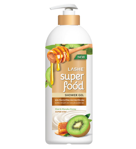 Sữa Tắm Lashe Superfood Dưỡng Ẩm Chuyên Sâu 640g