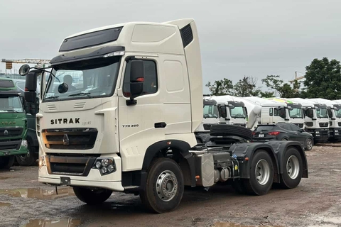 xe đầu kéo howo 380