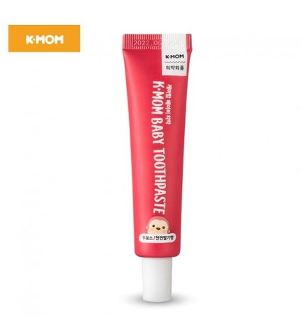 Kem đánh răng trẻ em không chứa flouride K-mom 6-36 tháng (30g)