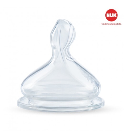 Bộ 2 núm ti NUK Silicone S1 - M