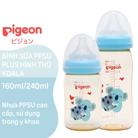 BÌNH SỮA PPSU PLUS  HÌNH THÚ - KOALA 240ML