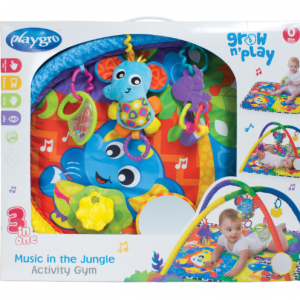 Thảm nằm chơi nhạc rừng Playgro, cho bé sơ sinh đến 24 tháng