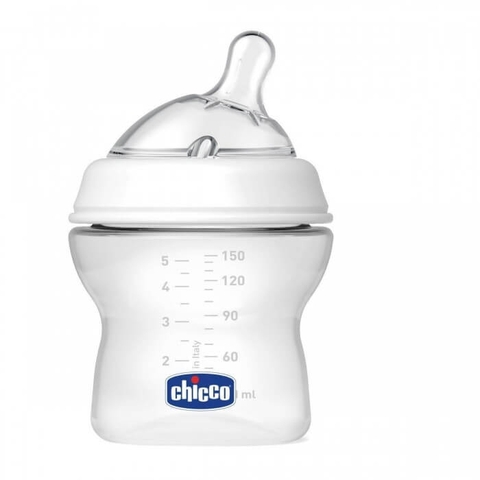 Bình sữa núm nghiêng Pisa Chicco Natural Feeling 0M+ 150ml