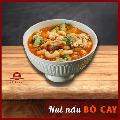 Nui sốt bò cay - Món ngon đánh thức giác quan