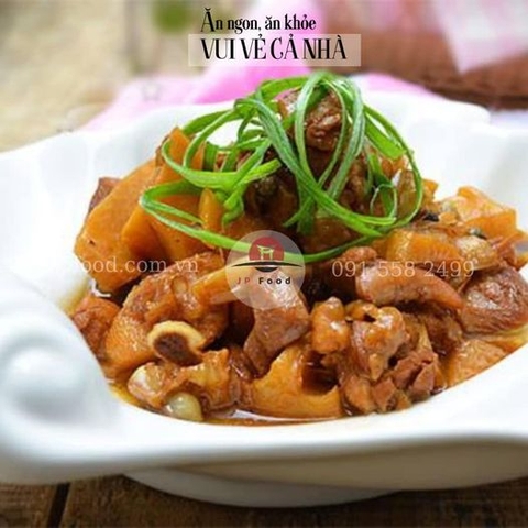 Chế Biến Đùi Gà Kho Măng Mềm Thơm Ngon