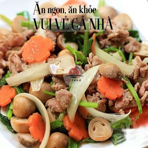 Siêu Hấp Dẫn Với Món Thịt Bò Xào Nấm