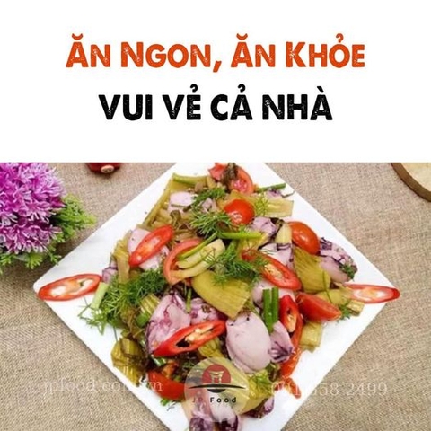 Độc lạ với món mực xào dưa cải ngon không tưởng