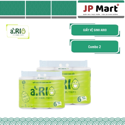 Giấy vệ sinh Ario 6 cuộn