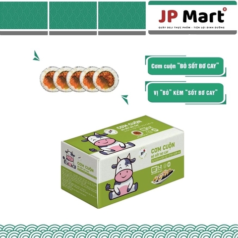 Cơm bò sốt bơ cay cuộn 120g