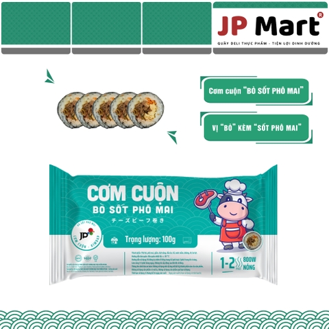 Cơm bò sốt phô mai cuộn 120g