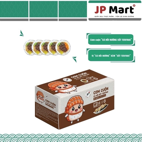 Cơm cá hồi sốt teriyaki cuộn 120g