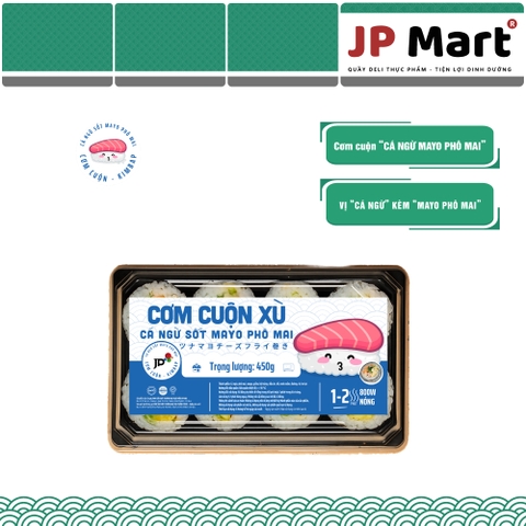 Cơm cá ngừ nướng sốt mayo phô mai cuộn xù 600g/5 cái/ hộp