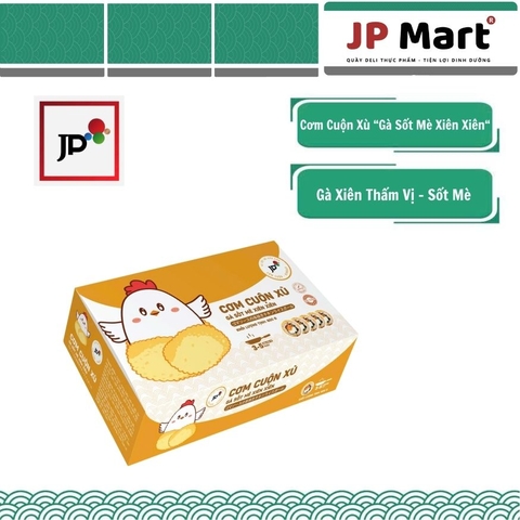 Cơm gà sốt mè Xiên Xiên cuộn xù 600g/5 cái/ hộp