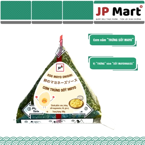Cơm trứng sốt mayonnaise tam giác 115g