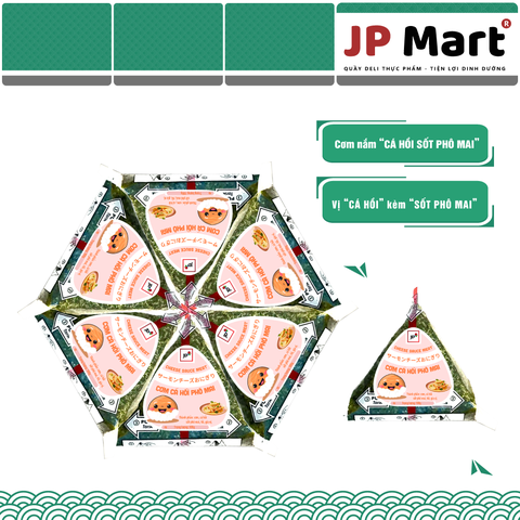 Cơm Cá Hồi Sốt Phô Mai tam giác 115g