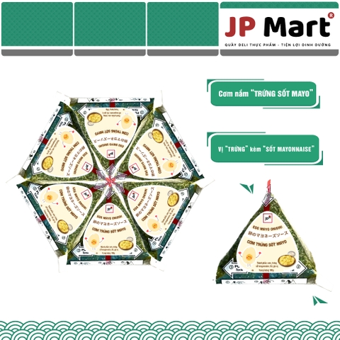 Cơm trứng sốt mayonnaise tam giác 115g