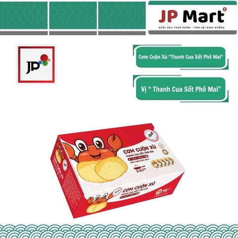 Cơm thanh cua sốt phô mai cuộn xù 600g/5 cái/ hộp