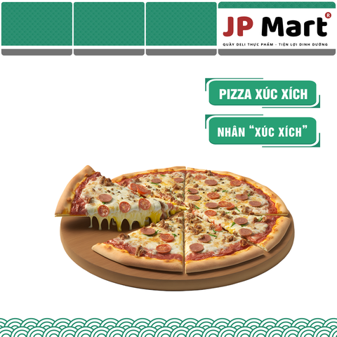 Pizza xúc xích 16cm