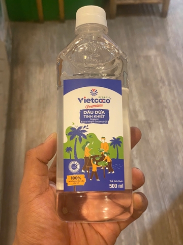 Dầu Dừa Hữu Cơ Vietcoco 500ml