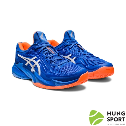 Giày Tennis Asics Court FF3 Novak Xanh/Trắng/Cam
