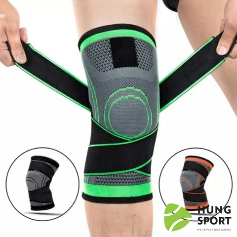 Bó gối thể thao co giãn có đai