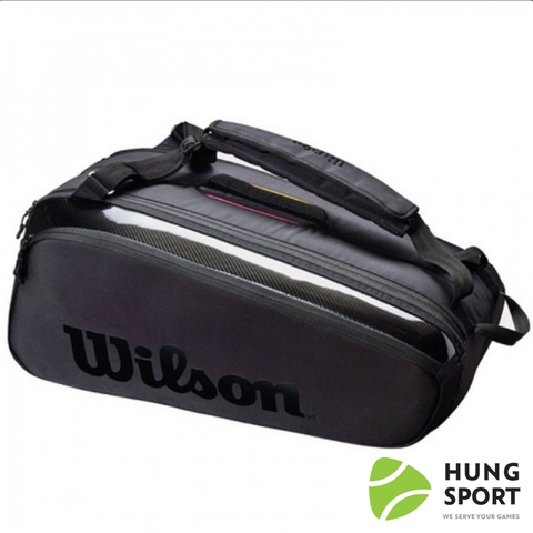 Túi Tennis Wilson Super Tour Pro Staff 9P 2N Black