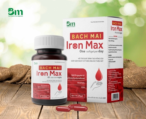 Bach Mai Iron Max bổ sung sắt & Acid folic