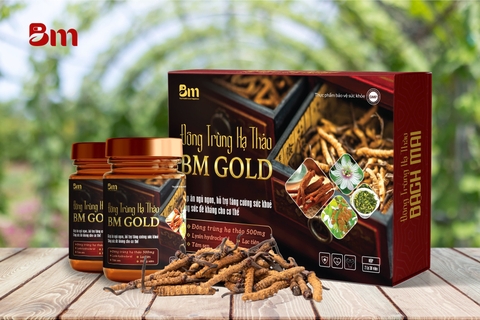 Đông Trùng Hạ Thảo BM GOLD - Hỗ Trợ Ăn Ngủ Ngon, Tăng Cường Sức Khỏe