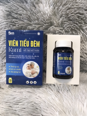 Viên Tiểu Đêm Kami - Hỗ Trợ Bổ Thận, Giảm Tiểu Đêm, Tiểu Không Tự Chủ