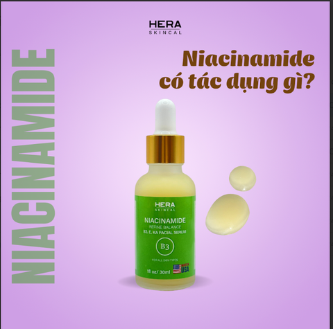 Tìm hiểu về Hera Skincal Niacinamide Facical Serum