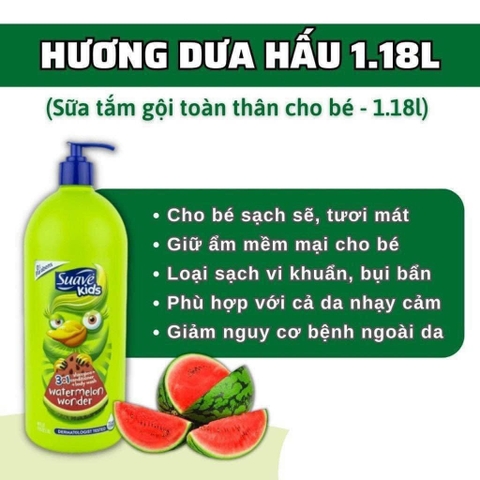 Sữa Tắm Suave kids Bé MP