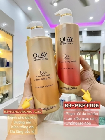 Sữa Tắm Olay B3 + Wash 500ml MP