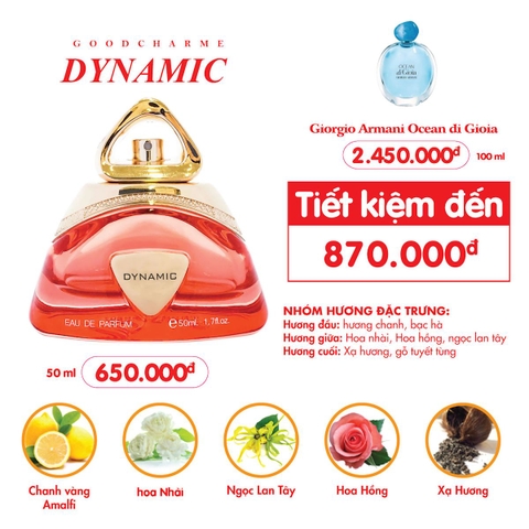 Nước Hoa Nữ Charme Dynamic 50ml