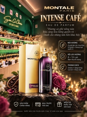 Full 100ml - Nước Hoa Unisex Montale Intense Cafe