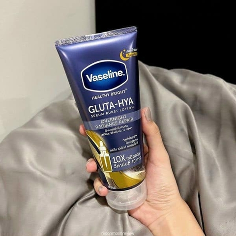 Sữa Dưỡng Thể Phục Hồi Ban Đêm Vaseline Gluta Hya Overnight MP