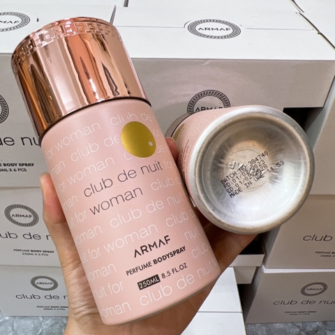 Xịt khử mùi nước hoa Club de nuit Women (1t)