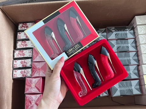 Set Nước Hoa Nữ Carolina Herrera Good Girl  3* 7ml