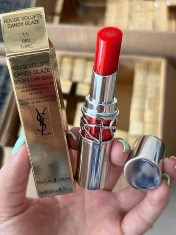 Son YSL Loveshine Candy Glaze 11 Red Thrill