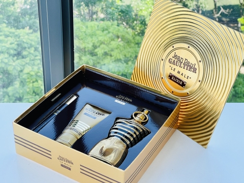 Set Nước Hoa Nam Jean Paul Gaultier Le Male Elixir Parfum 125ml 3 Món