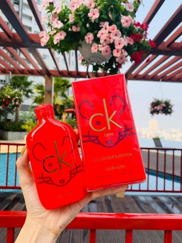 Full 100ml - Nước hoa unisex CK one Red Collector Edition