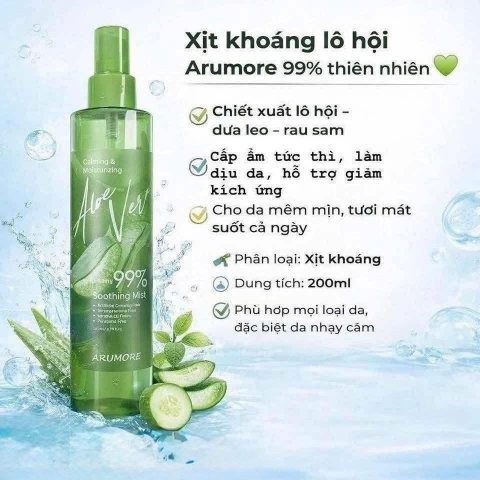 Xịt khoáng lô Hội