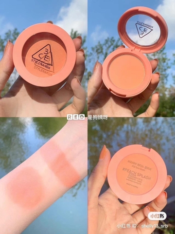 Phấn Má Hồng 3CE bảng peach splash
